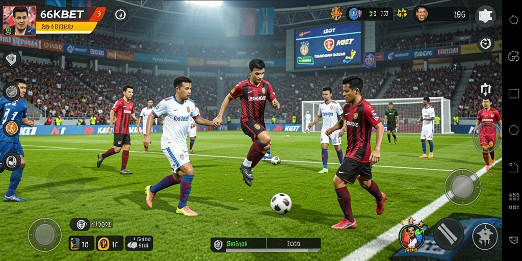 Tampilan gameplay 66KBET yang menegangkan dan menakjubkan.