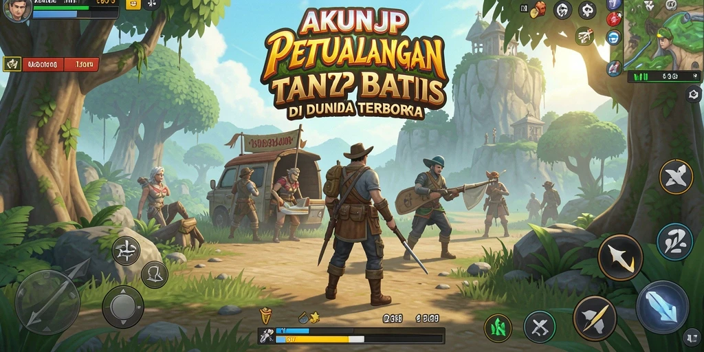 Gameplay seru di dunia terbuka AKUNJP yang penuh petualangan.