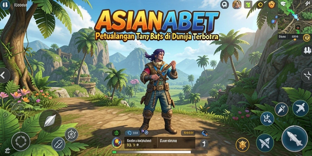 Screenshot gameplay menunjukkan petualangan seru di dunia terbuka.