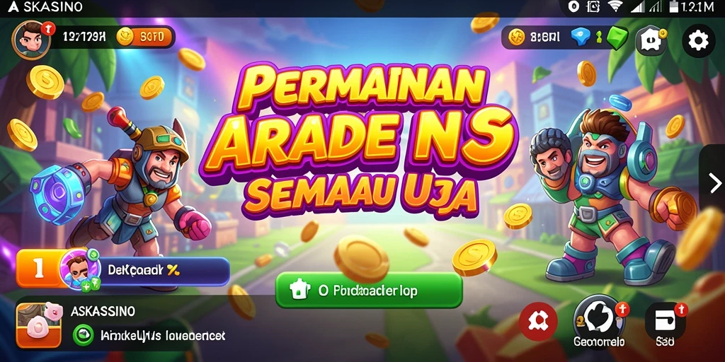 Tampilan gameplay seru dari ASKASINO yang penuh tantangan.