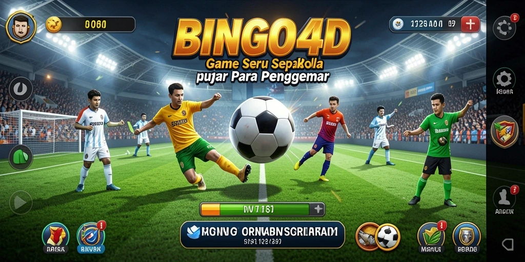 Tampilan gameplay BINGO4D yang dinamis dan penuh aksi.