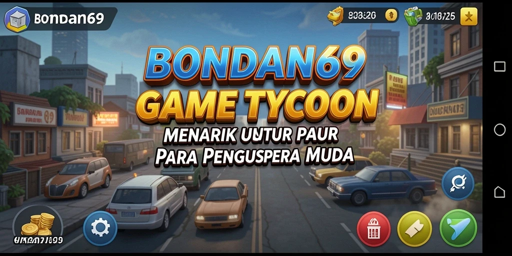 Gameplay Tycoon yang seru dan menantang dalam BONDAN69.