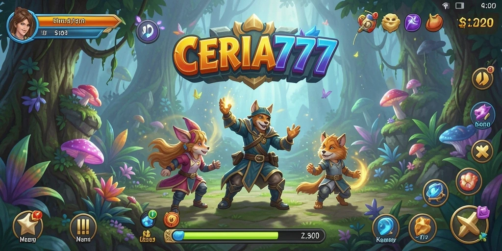 Tampilan gameplay seru dan penuh petualangan di CERIA777.