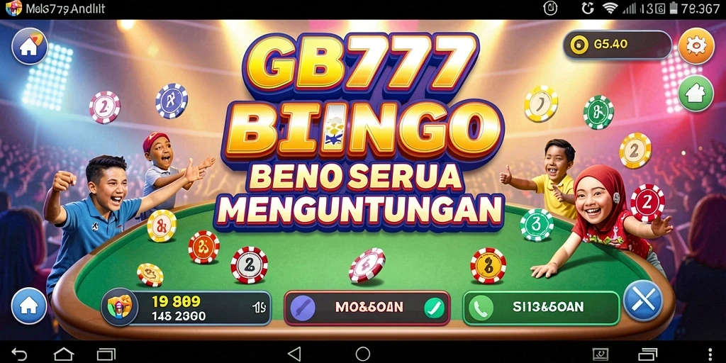 Tampilan gameplay seru di GB777 yang penuh keseruan Bingo.