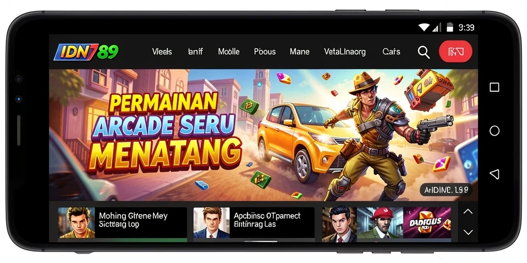 Screenshot utama IDN789 menampilkan gameplay seru di level menantang.