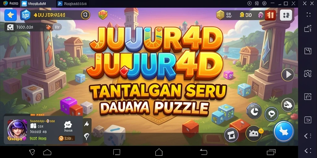 Tampilan gameplay JUJUR4D yang menantang dan menarik.