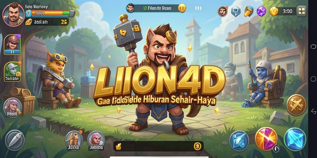 Screenshot LION4D menampilkan gameplay Idle yang seru dan menarik.
