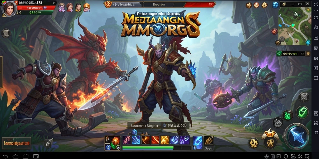 Screenshot menampilkan aksi gameplay seru dalam MERDEKA138.