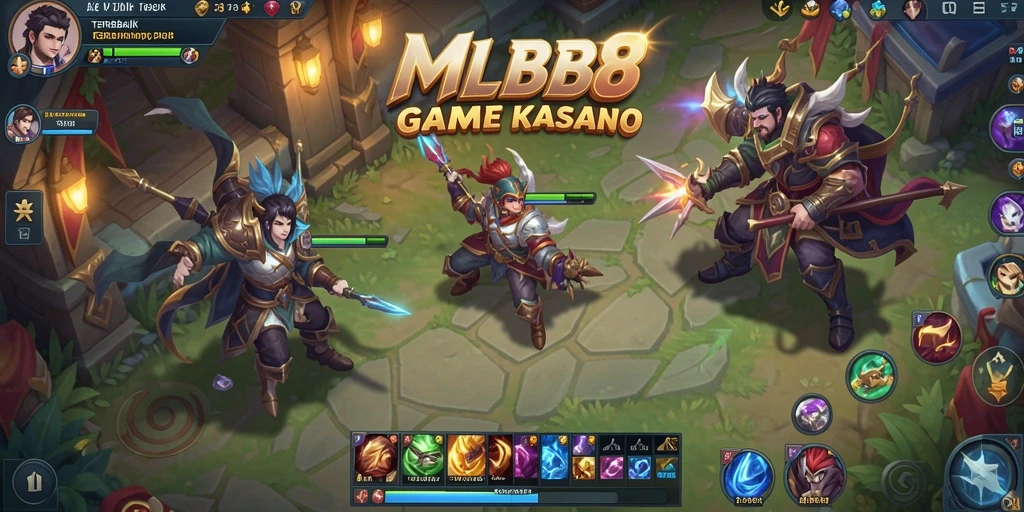 Tampilan gameplay MLBB8 dengan grafis kasino yang menawan.