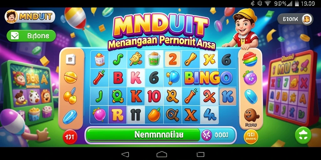 Tampilan gameplay MNDUIT yang menarik dan interaktif.