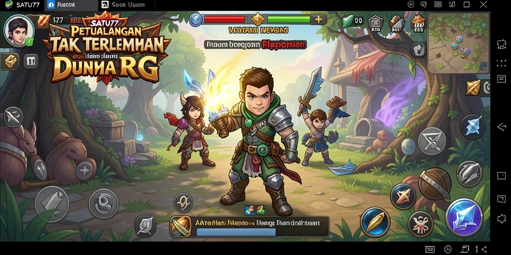 Gameplay RPG SATU77 yang mendebarkan dan penuh petualangan.