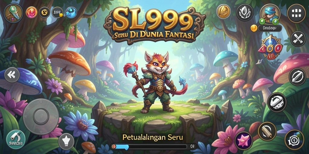 Tampilan gameplay menggambarkan petualangan seru di dunia SL999.