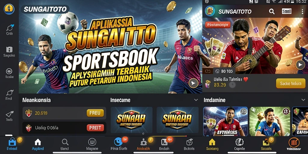 Tampilan menarik dari SUNGAITOTO saat bermain taruhan olahraga.