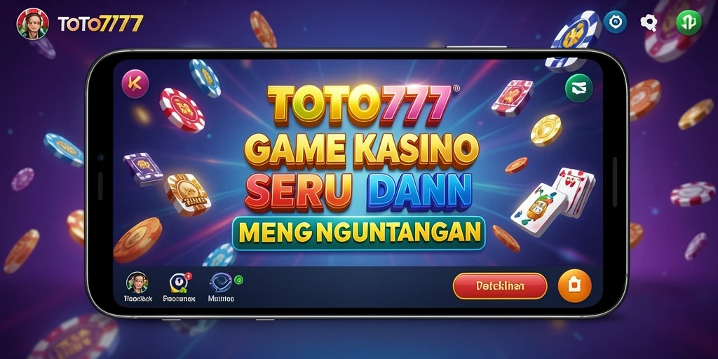 Gameplay seru TOTO777 menampilkan berbagai permainan Kasino.